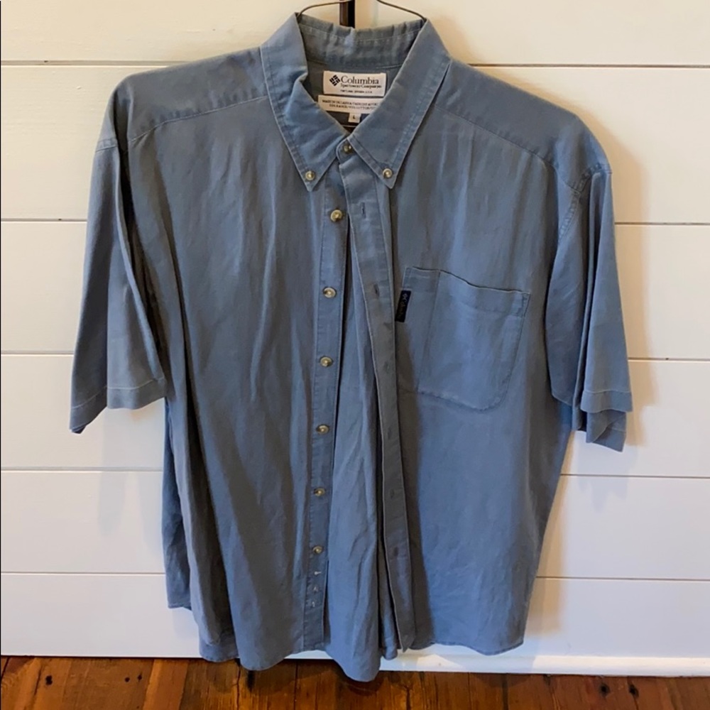 Columbia short sleeve button up